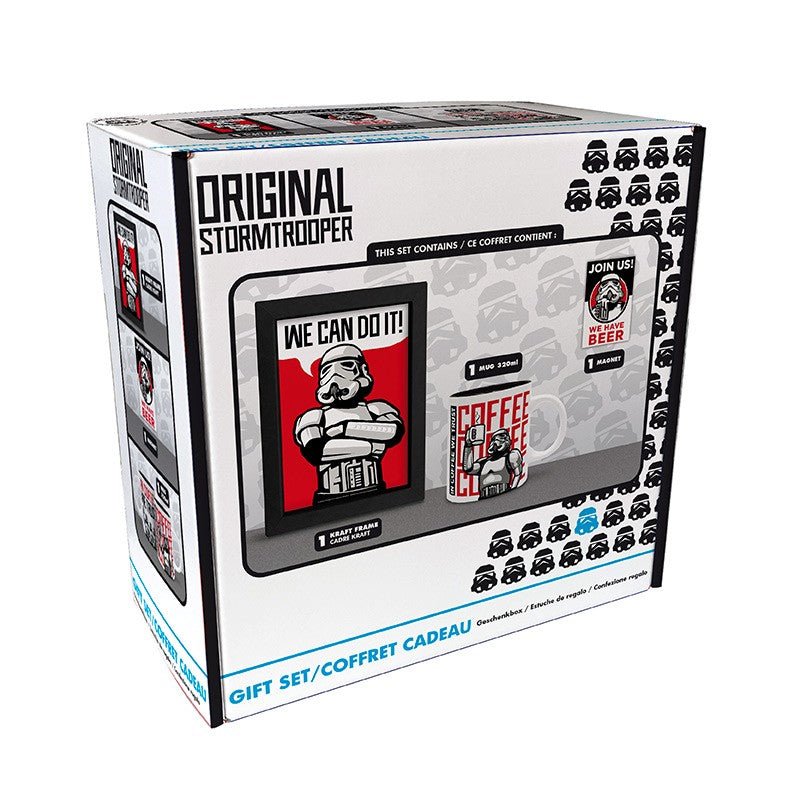 Original Stormtrooper - Mug + Magnet + Cadre Kraft Gift Set - Inspire Newquay