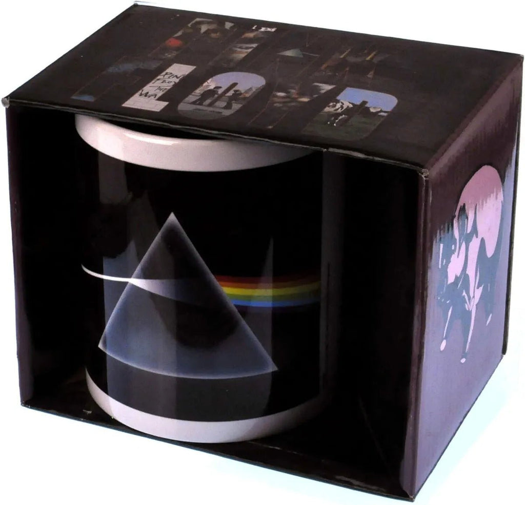 Pink Floyd Dark Side Of The Moon White Mug - Inspire Newquay