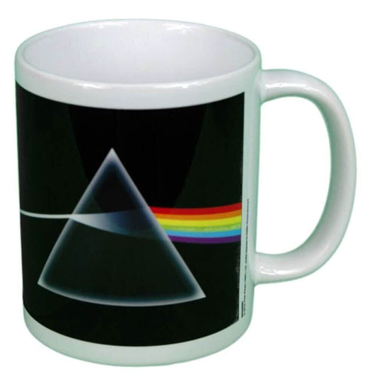 Pink Floyd Dark Side Of The Moon White Mug - Inspire Newquay