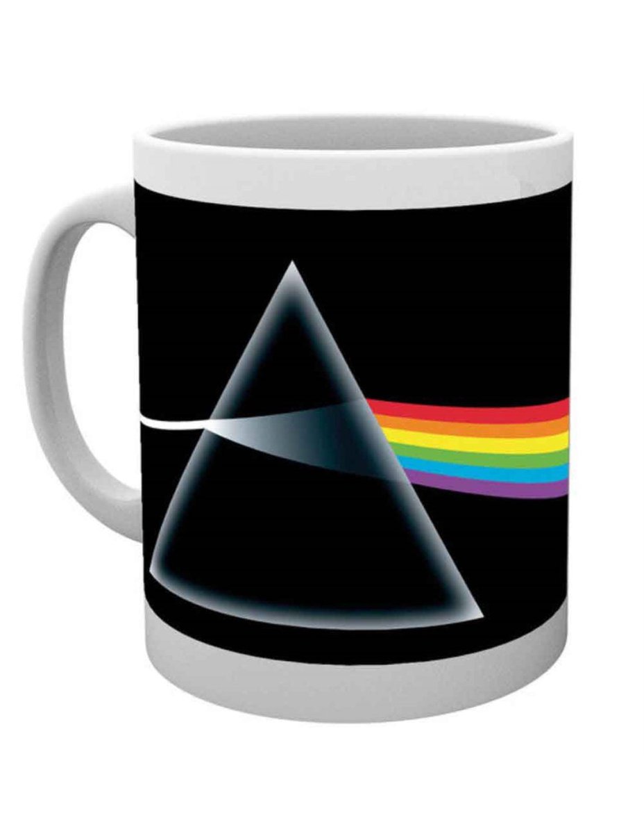 Pink Floyd Dark Side Of The Moon White Mug - Inspire Newquay