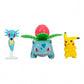 Pokémon: Battle Action Figure 3-Pack: Pikachu, Horsea & Ivysaur