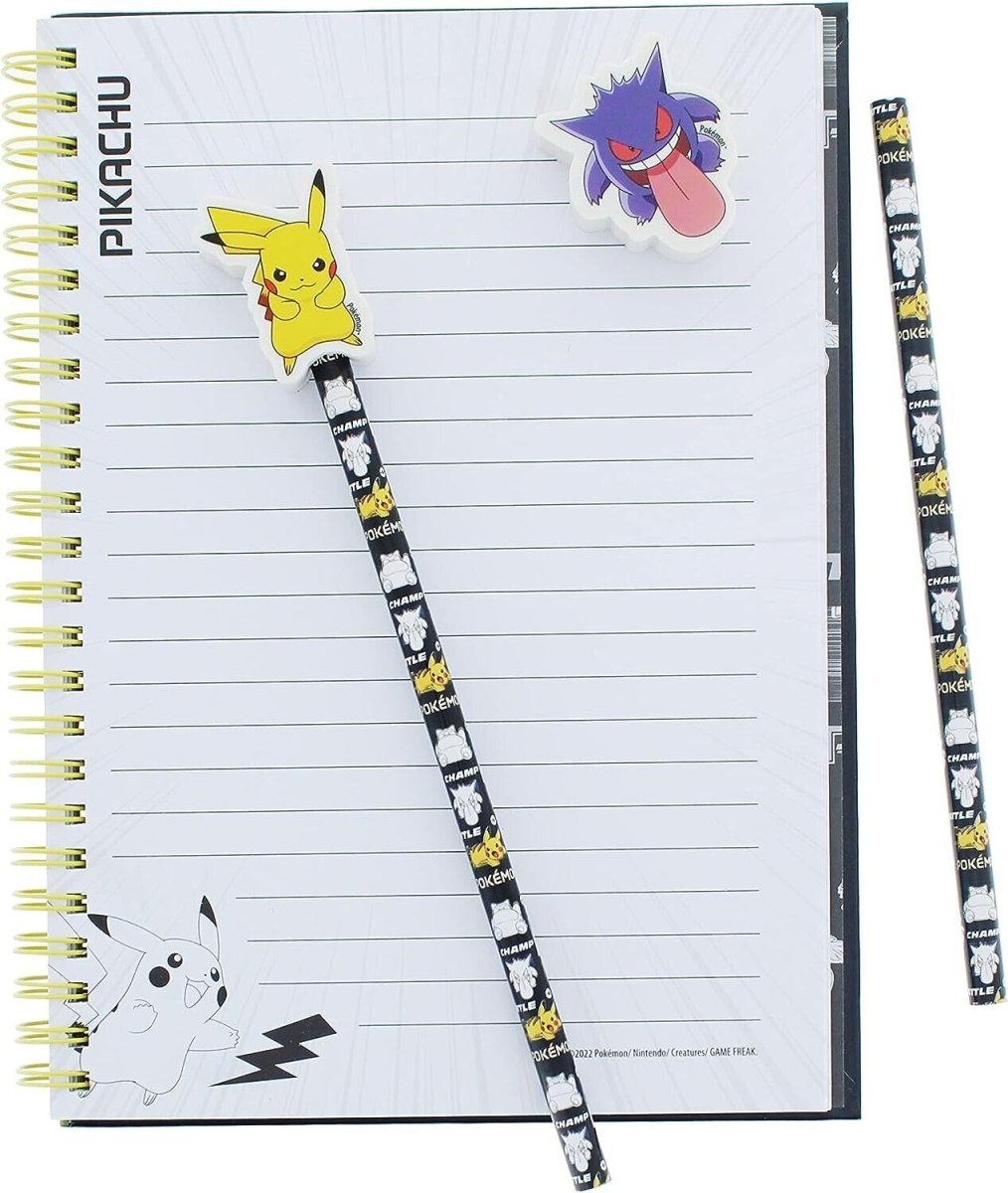 Pokemon Pencils with Eraser Toppers: Pack of 2 - Inspire Newquay