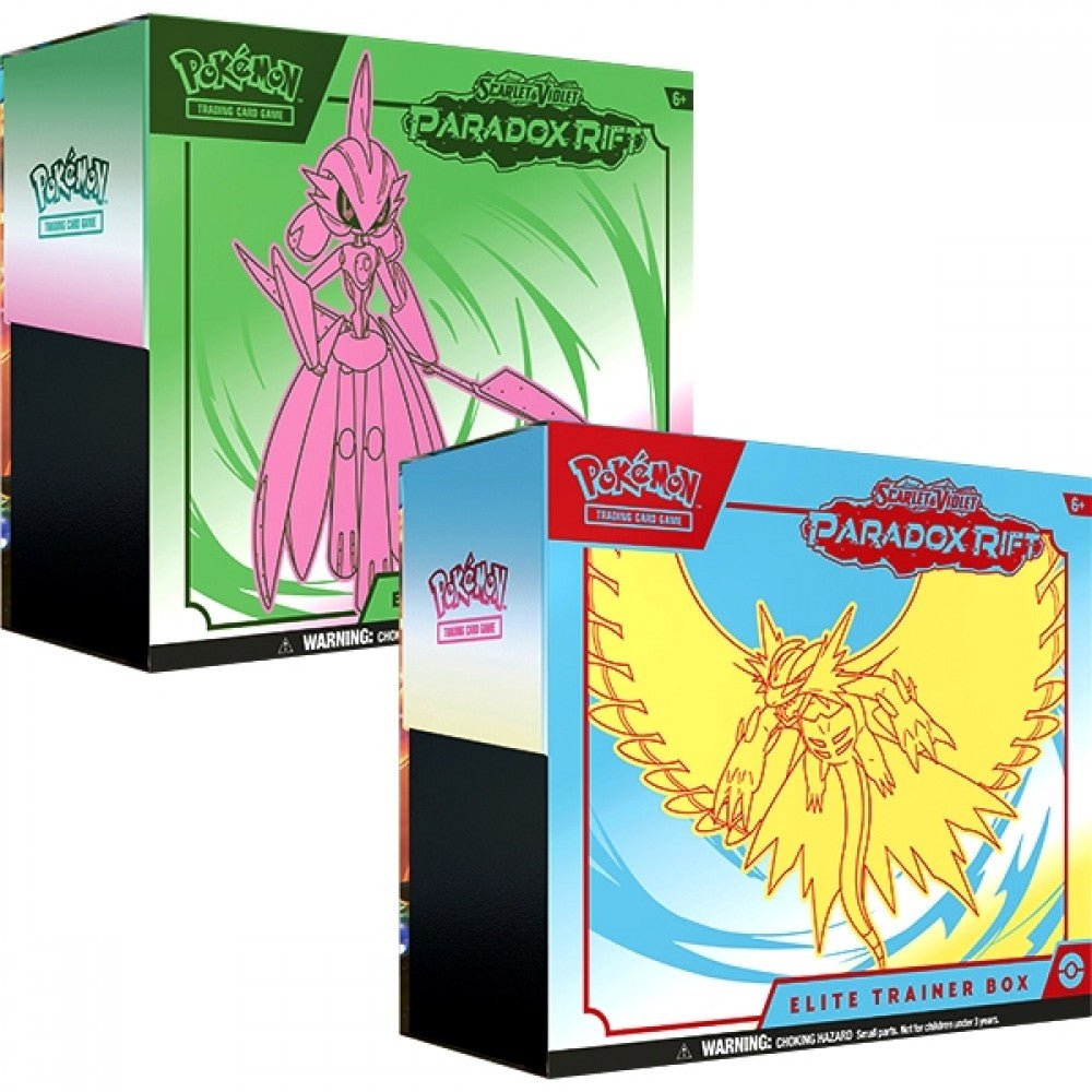 Pokemon Scarlet & Violet 4: Paradox Rift Elite Trainer Box (Choice of 2) - Inspire Newquay