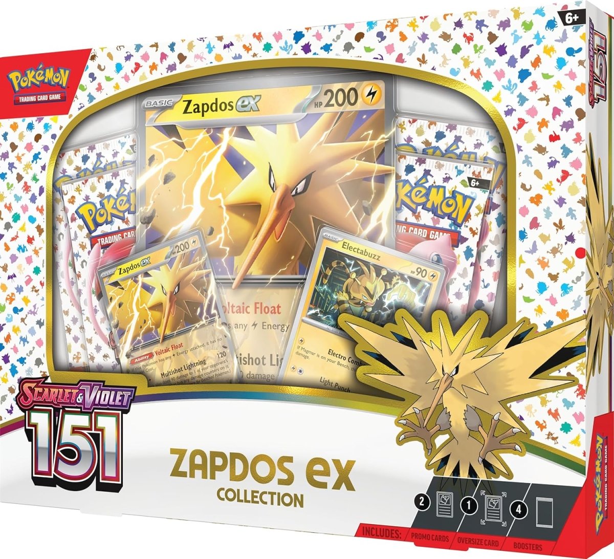 Pokémon TCG: Scarlet & Violet—151 Collection—Zapdos ex - Inspire Newquay