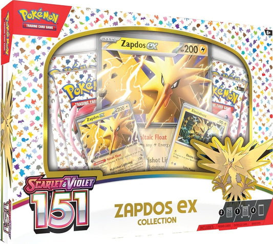 Pokémon TCG: Scarlet & Violet—151 Collection—Zapdos ex - Inspire Newquay