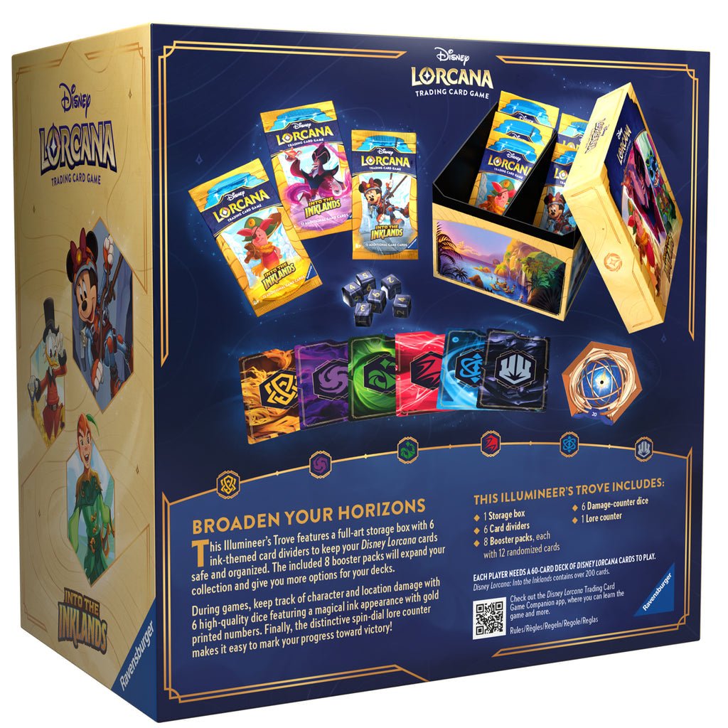 PRE ORDER Disney Lorcana: Into the Inklands Illumineer's Trove - Inspire Newquay
