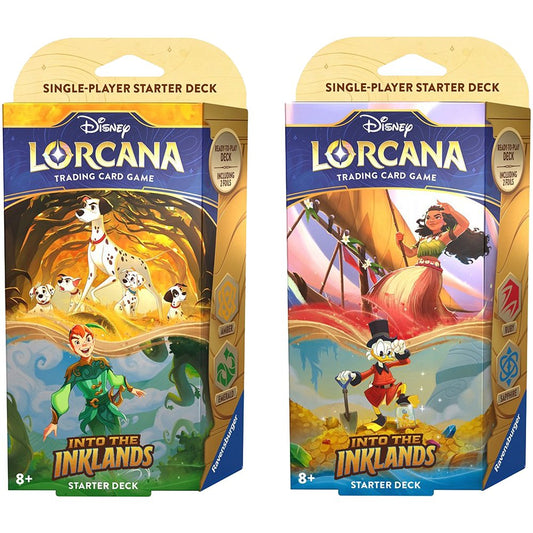 PRE ORDER Disney Lorcana: Into the Inklands Starter Decks - Inspire Newquay