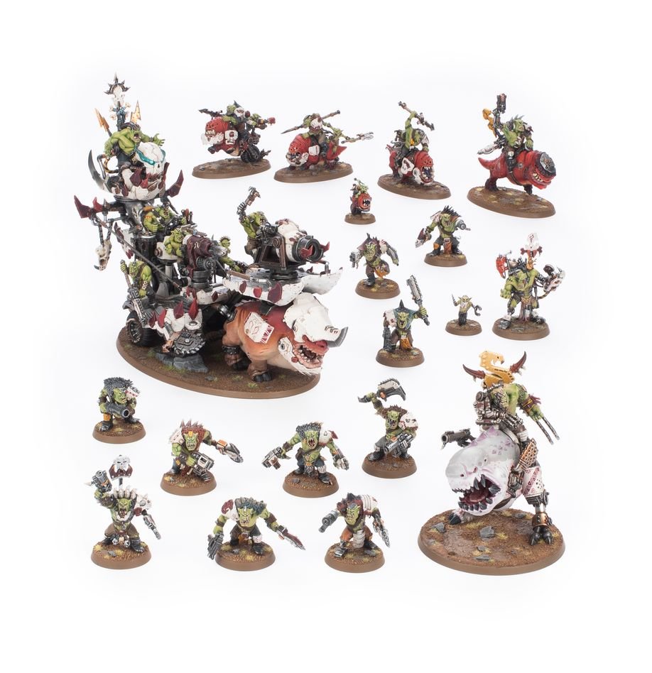 PRE-ORDER Orks: Beast Snagga Stampede (Ships 24/11) - Inspire Newquay