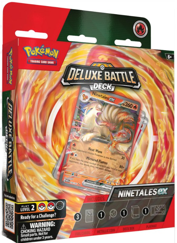 PRE ORDER Pokemon TCG: Deluxe Battle Deck - Ninetales and Zapdos - Inspire Newquay