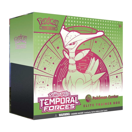 PRE ORDER Pokemon TCG: Temporal Forces - Elite Trainer Box: Iron Leaves - Inspire Newquay