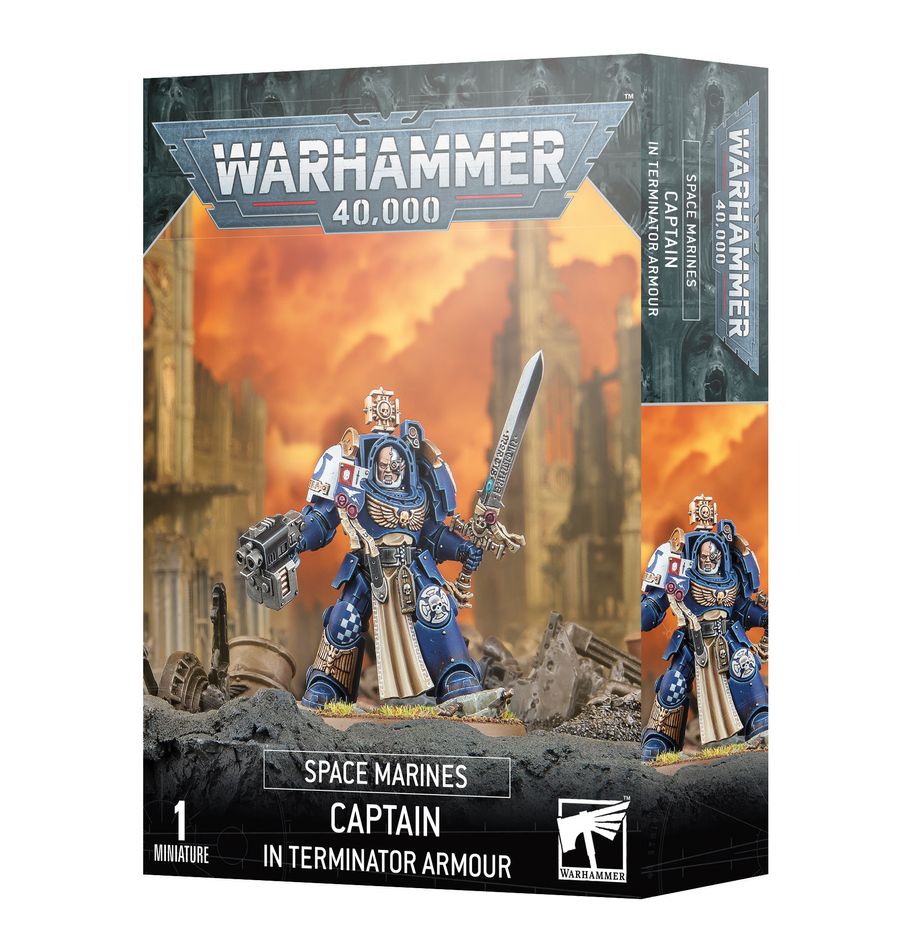 PRE ORDER Space Marines Captain in Terminator Armour - Inspire Newquay