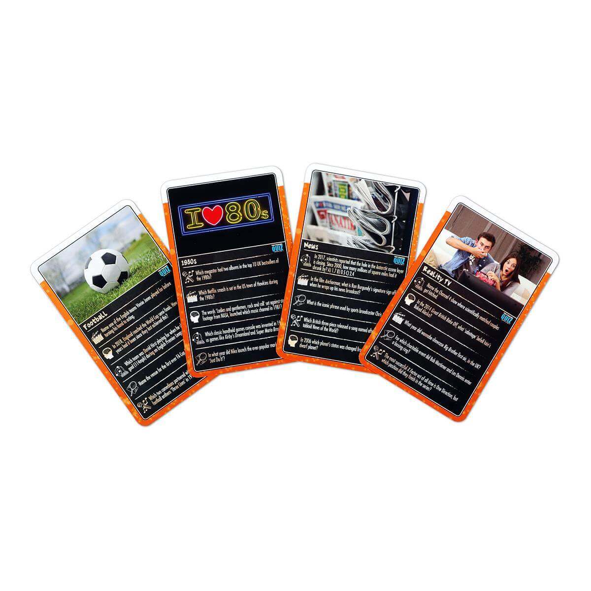 Pub Quiz Top Trumps Quiz Card Game - Inspire Newquay