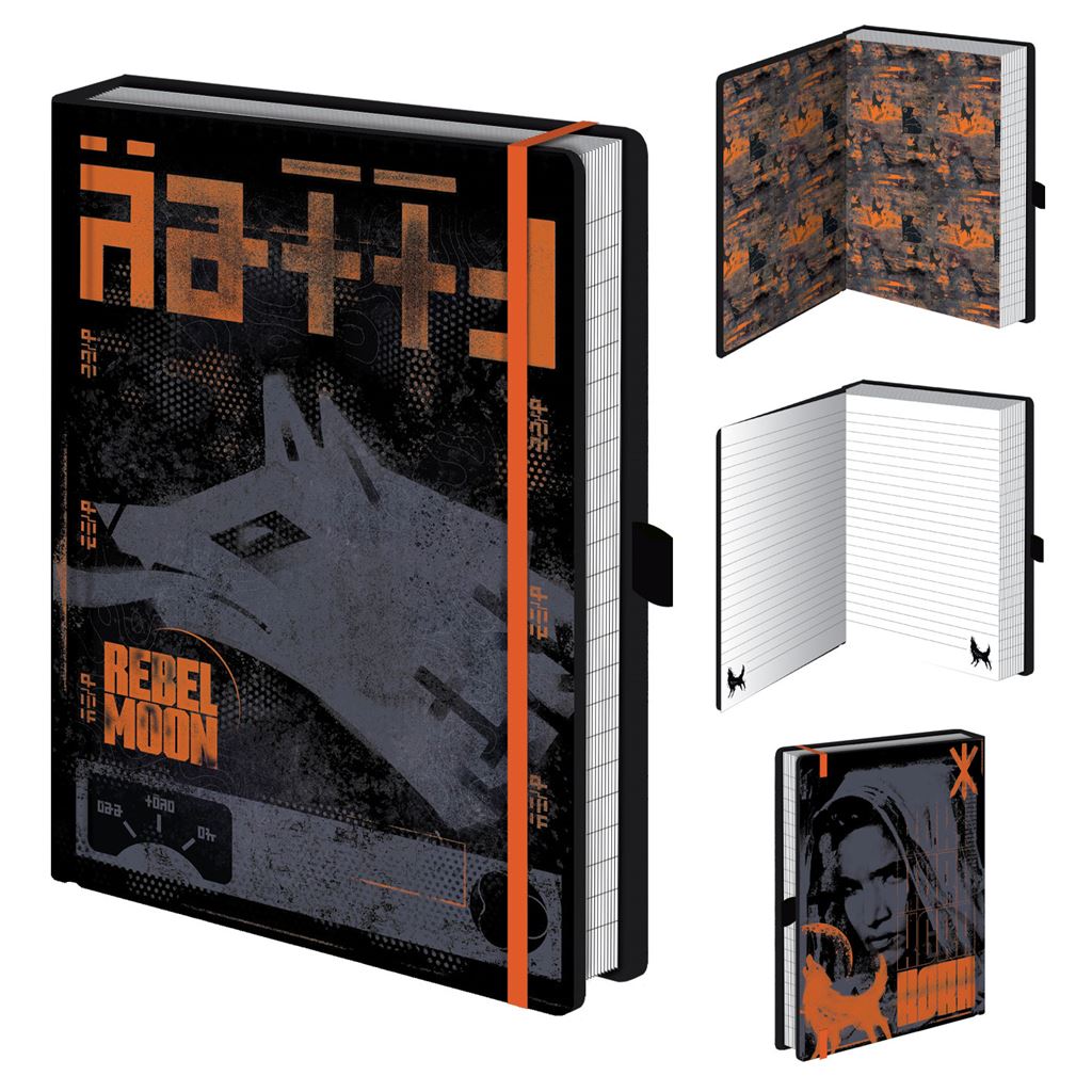 Rebel Moon (Kora) A5 Premium Notebook (Elastic Strap) - Inspire Newquay