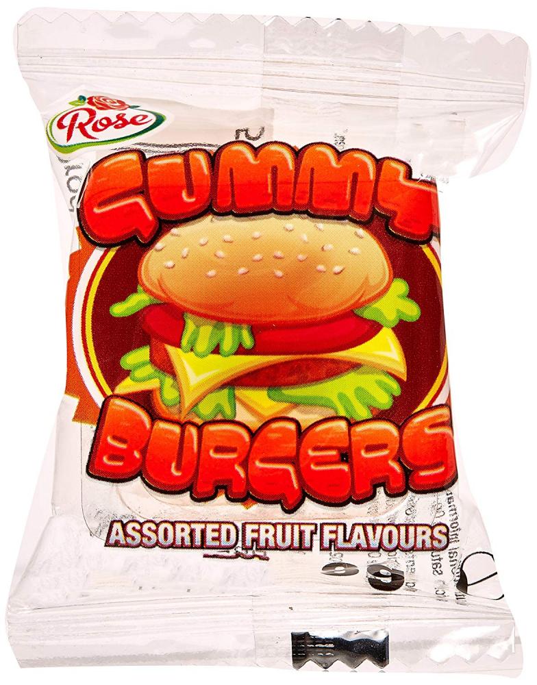 Rose Gummy Burgers 8g - Inspire Newquay