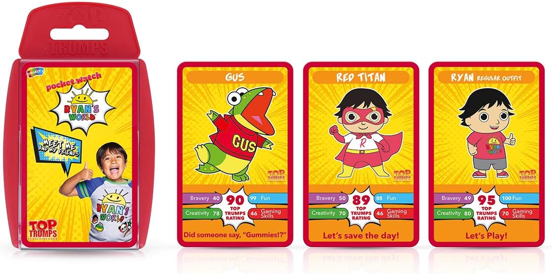 Ryans World Top Trumps Card Game - Inspire Newquay