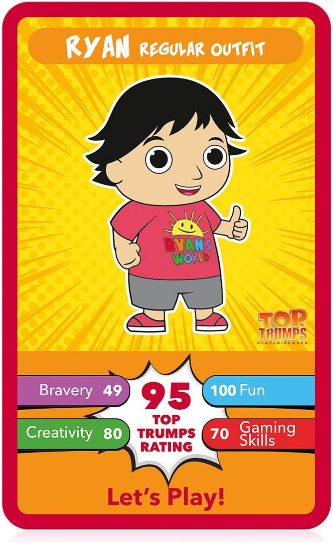 Ryans World Top Trumps Card Game - Inspire Newquay