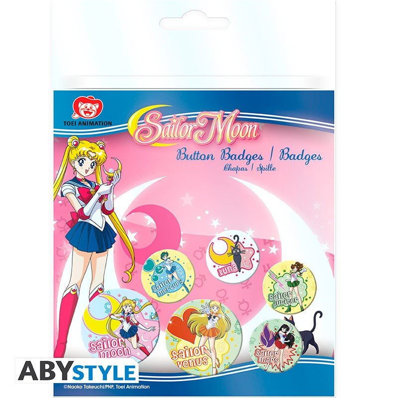 SAILOR MOON – Badge Pack - Inspire Newquay