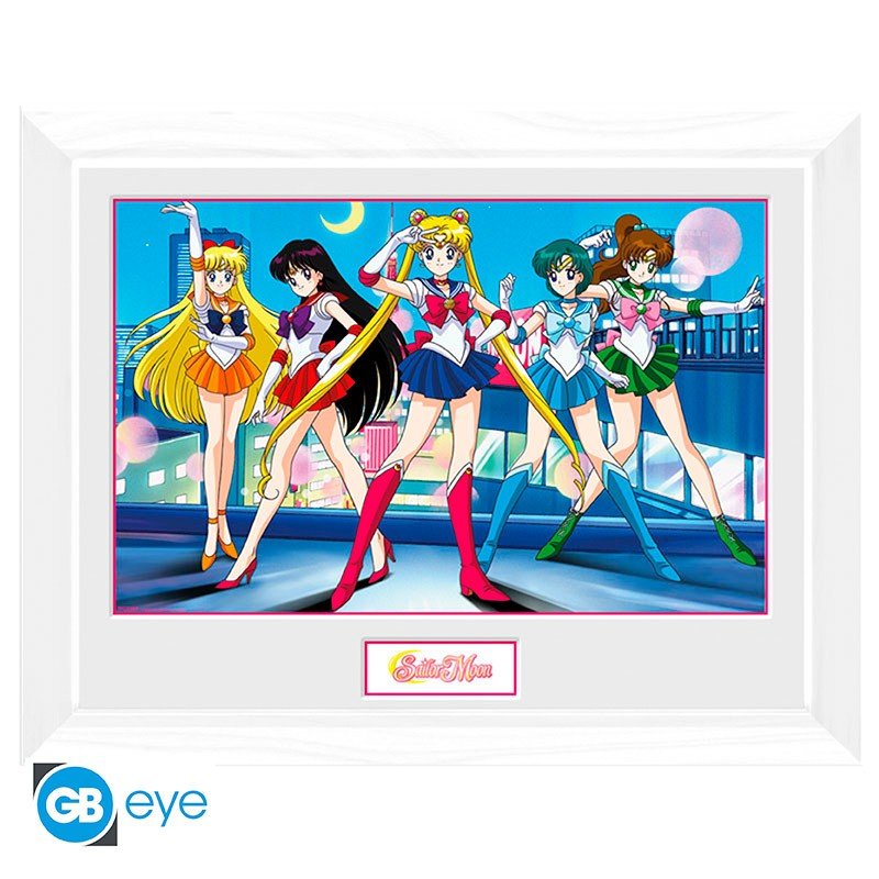 SAILOR MOON - Framed print "Group" (30x40) - Inspire Newquay