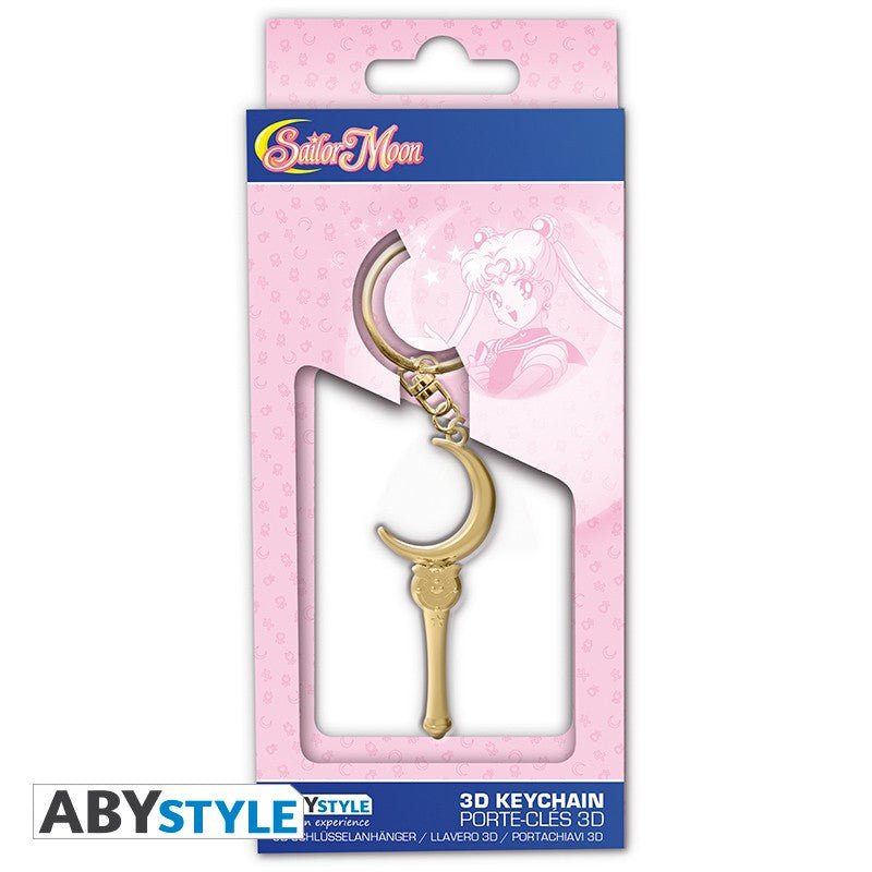 SAILOR MOON - Keychain 3D "Moon stick" - Inspire Newquay