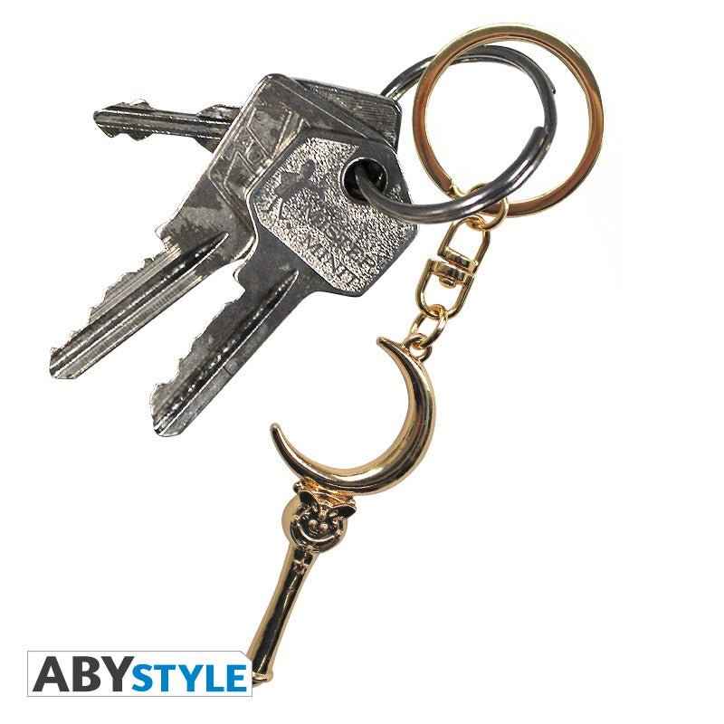 SAILOR MOON - Keychain 3D "Moon stick" - Inspire Newquay