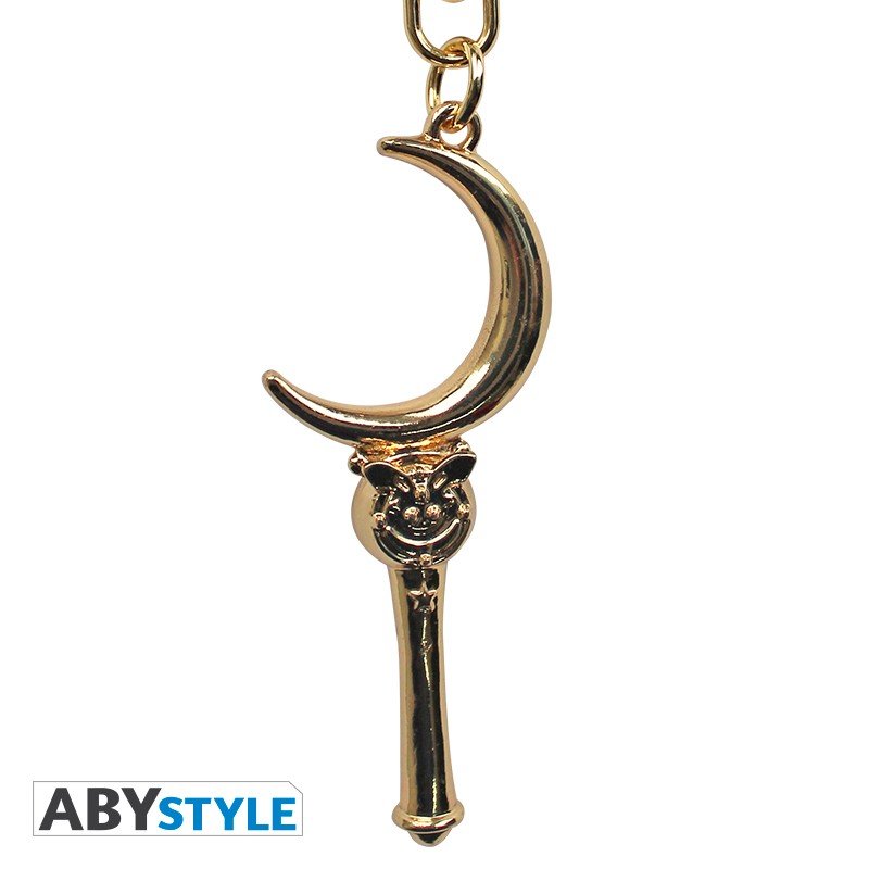 SAILOR MOON - Keychain 3D "Moon stick" - Inspire Newquay