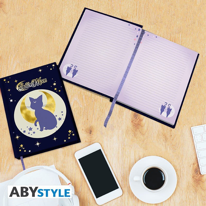 SAILOR MOON - Premium A5 Notebook "Luna & Artemis" - Inspire Newquay