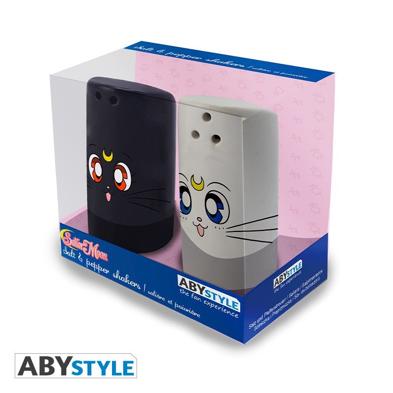 SAILOR MOON - Salt & Pepper Shakers - Luna & Artemis - Inspire Newquay