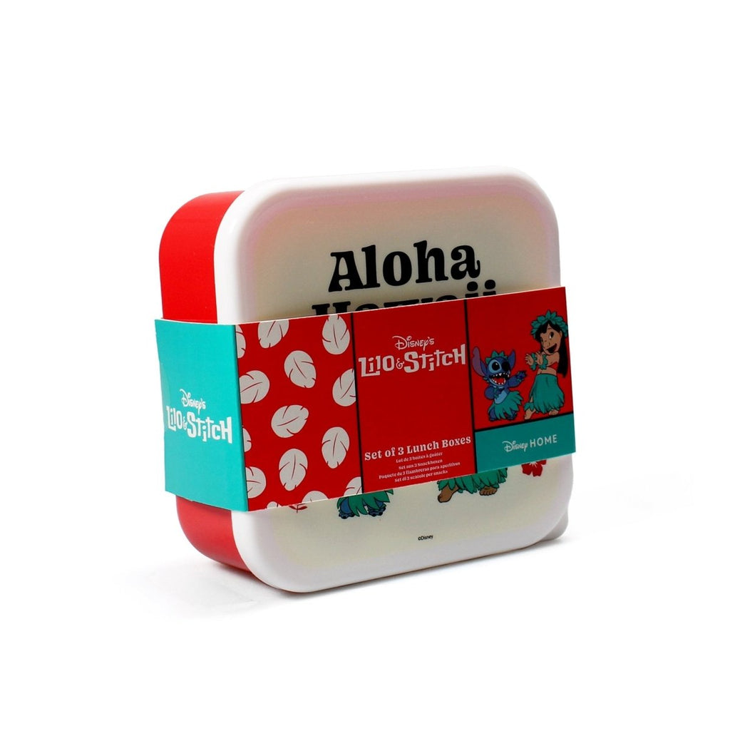Snack Boxes Set of 3 - Disney Lilo & Stitch - Inspire Newquay