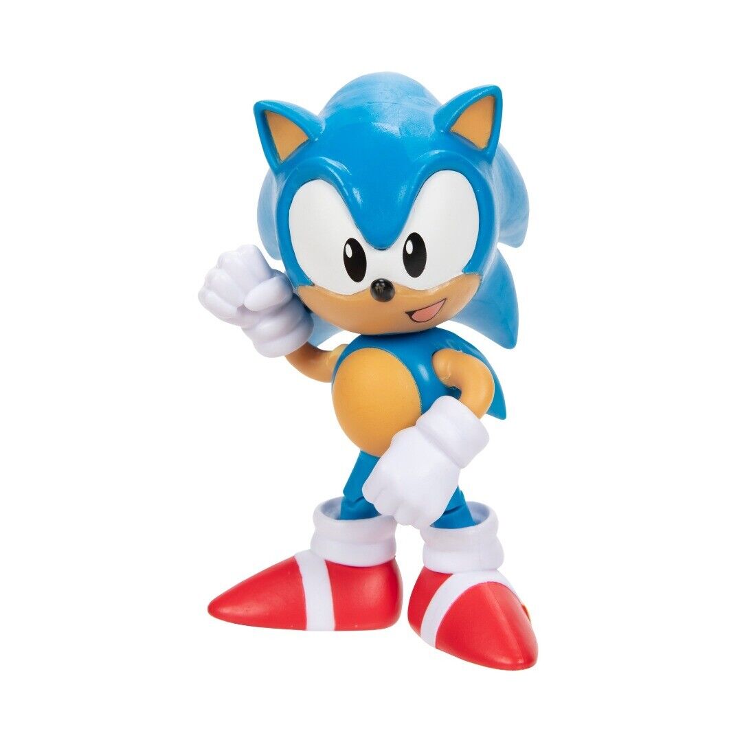 Sonic The Hedgehog 4 Inch Figure - Classic Sonic with Spring - Inspire Newquay