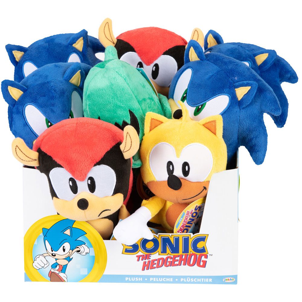 Sonic The Hedgehog Basic Plush Assorted - Inspire Newquay