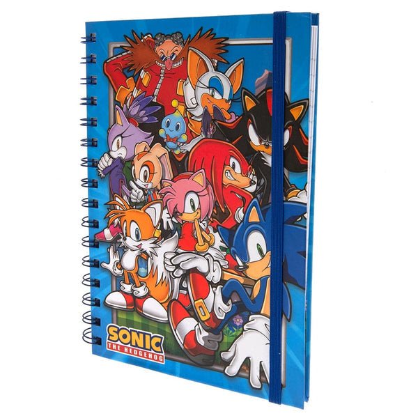 Sonic The Hedgehog (Green Hill Zone Gang) A5 Wiro Notebook - Inspire Newquay