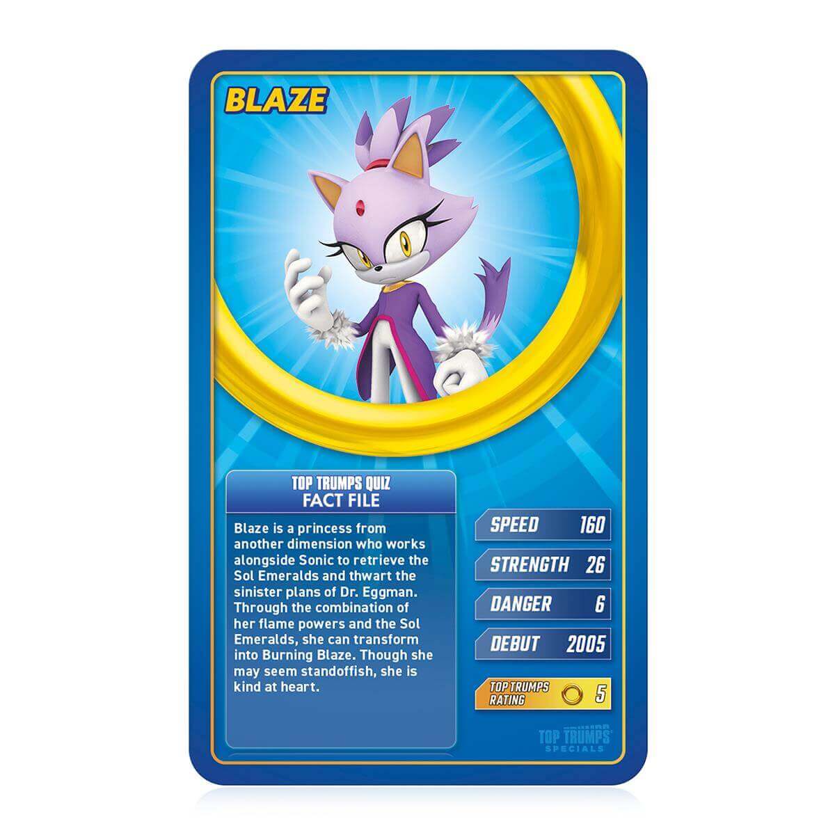 Sonic Top Trumps Card Game - Inspire Newquay