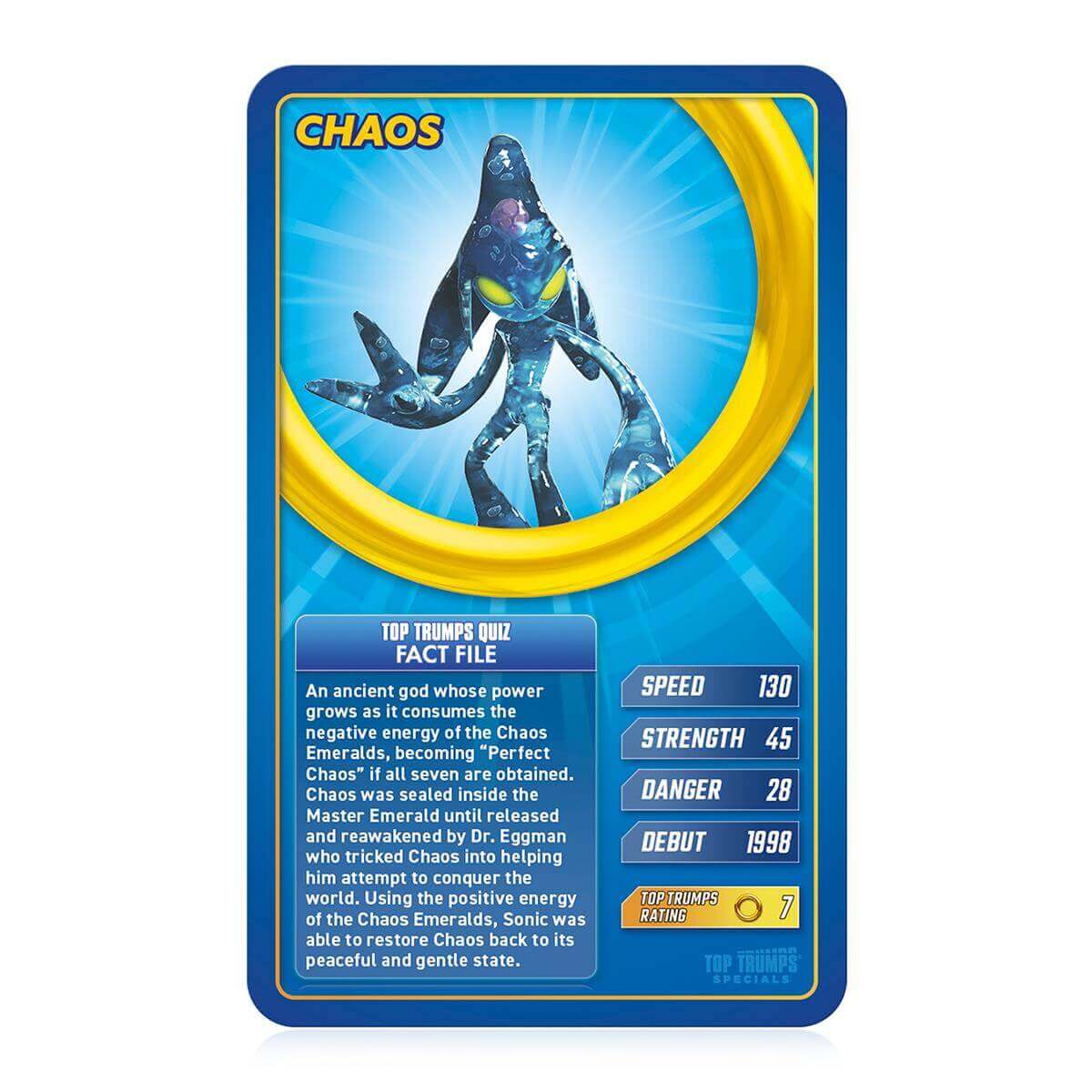 Sonic Top Trumps Card Game - Inspire Newquay