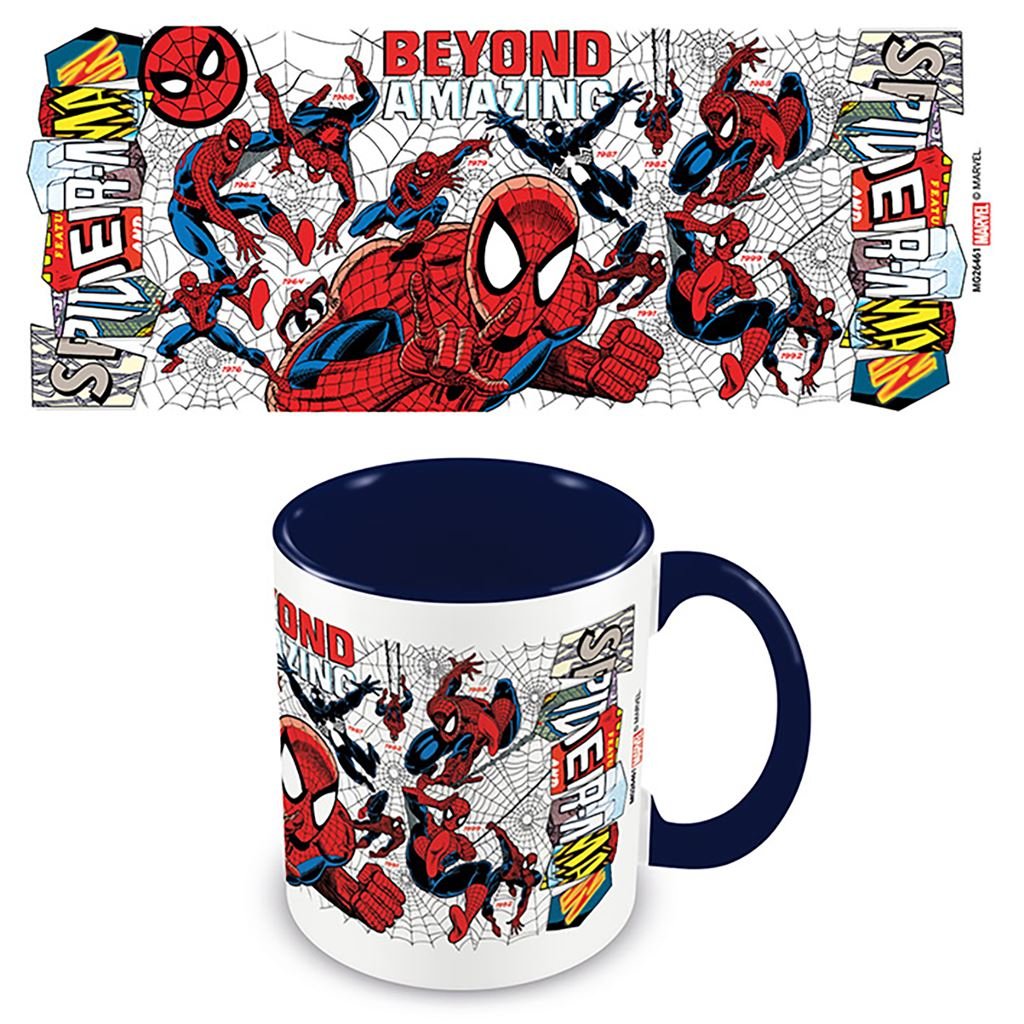 Spider-Man (Timeless Costume) Blue Inner C Mug - Inspire Newquay