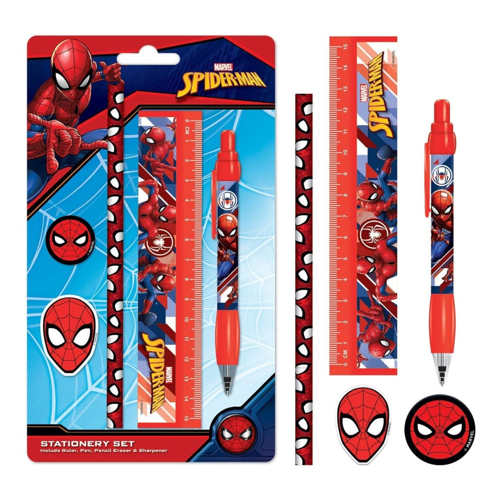 Spider-Man Web Strike Stationery Set Co V2 - Inspire Newquay