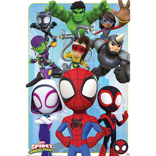 Spidey and His Amazing Friends (Goodies and Baddies) 61 x 91.5cm Maxi Poster - Inspire Newquay