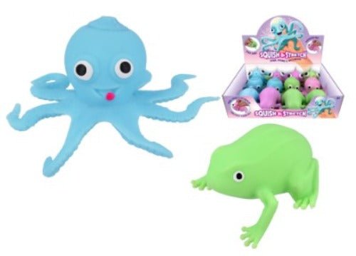 Squeezy Frog/Goldfish/Octopus Assorted - Inspire Newquay