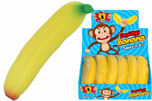 Squidgy Banana Fidget Toys (Bagged) - Inspire Newquay