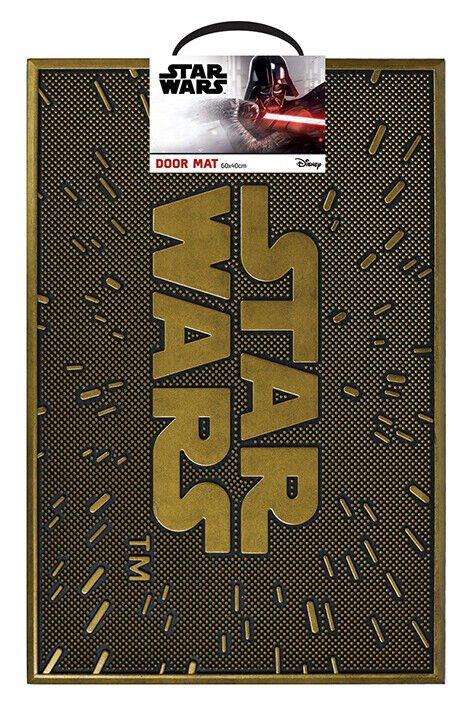 Star Wars Door Mat Logo Rubber Doormat 60x40cm - Inspire Newquay