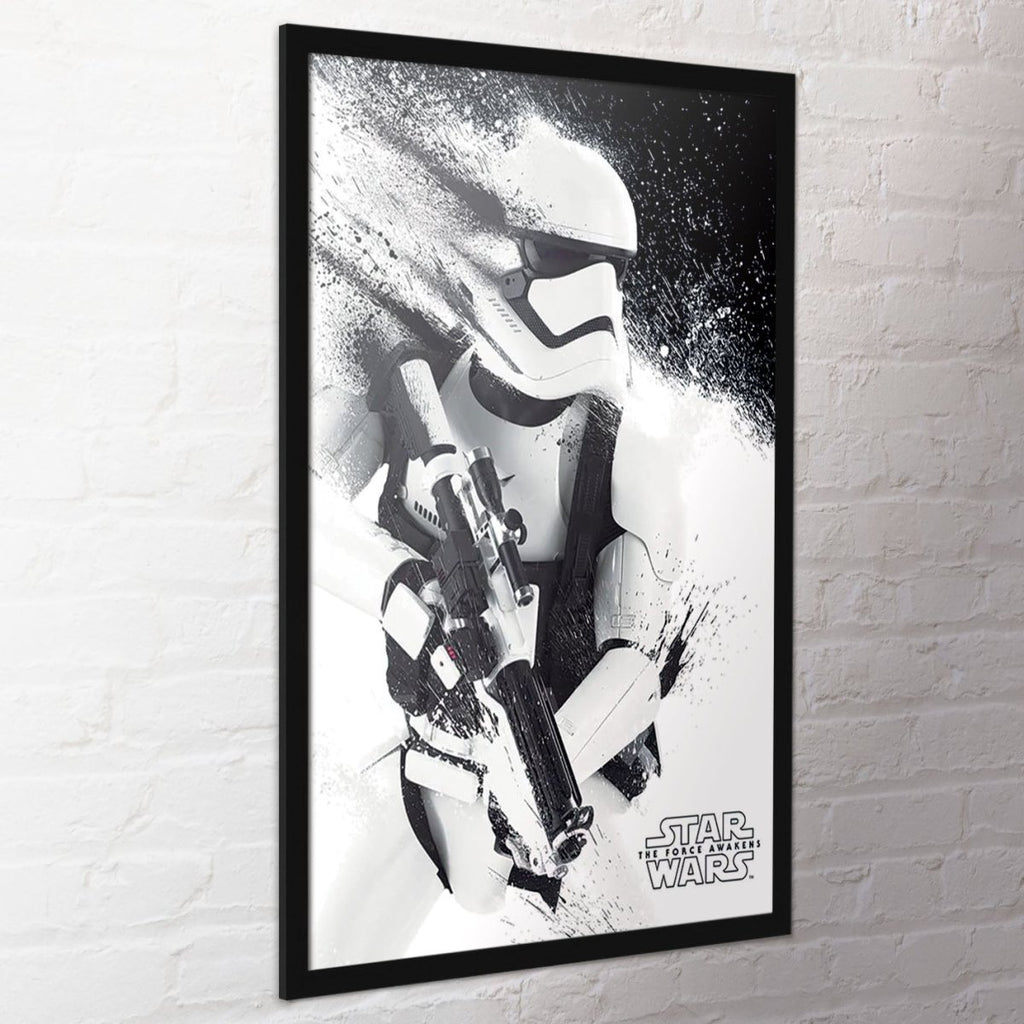 Star Wars Epvii (Stormtrooper Paint) 61 X 91.5cm Maxi Poster - Inspire Newquay
