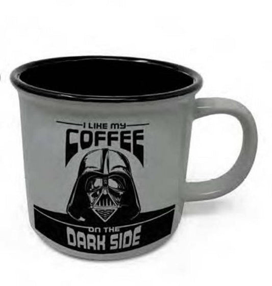 Star Wars (I Like My Coffe On The Dark Side) Campfire Mug Set - Inspire Newquay