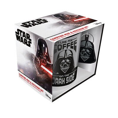 Star Wars (I Like My Coffe On The Dark Side) Campfire Mug Set - Inspire Newquay