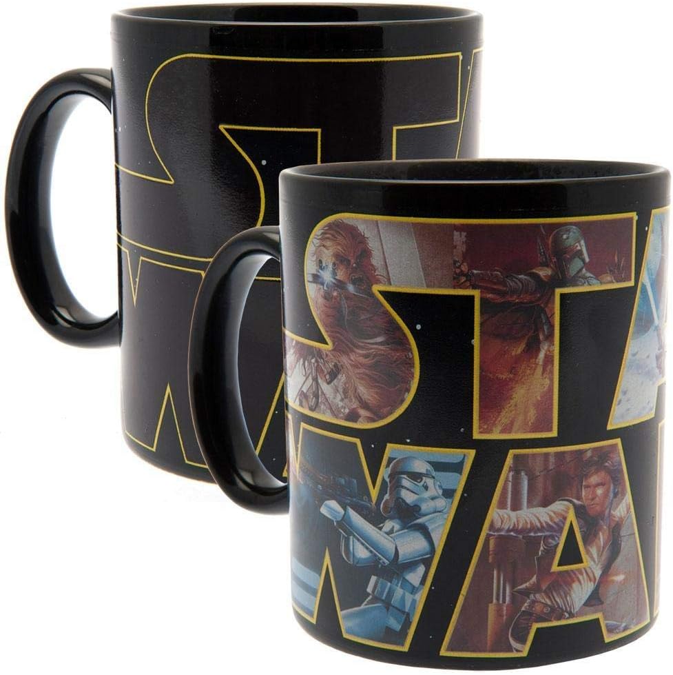 Star Wars (Logo Characters) Heat Change Mug, 11 oz/315 ml - Inspire Newquay