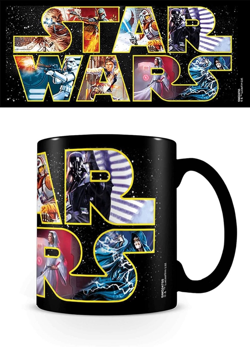 Star Wars (Logo Characters) Heat Change Mug, 11 oz/315 ml - Inspire Newquay