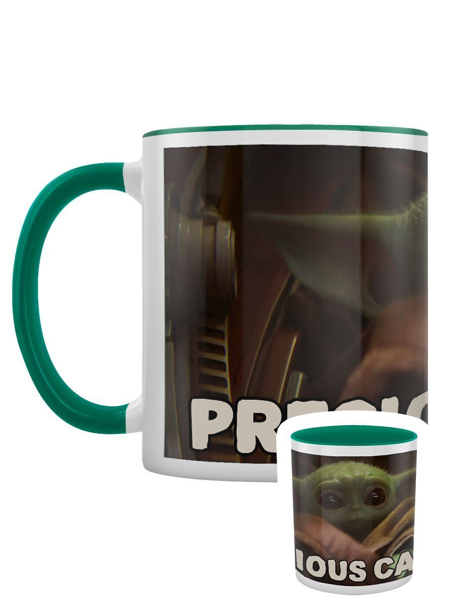 Star Wars The Mandalorian Precious Cargo Green (inside) Mug 315ml - Inspire Newquay