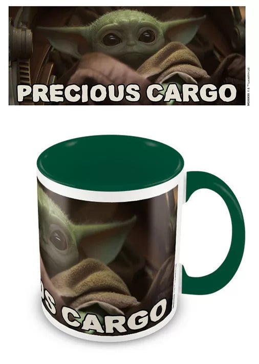 Star Wars The Mandalorian Precious Cargo Green (inside) Mug 315ml - Inspire Newquay