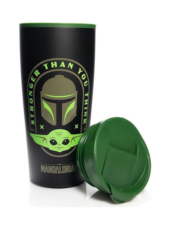 Star Wars The Mandalorian Stronger Than You Think Metal Travel Mug - Inspire Newquay