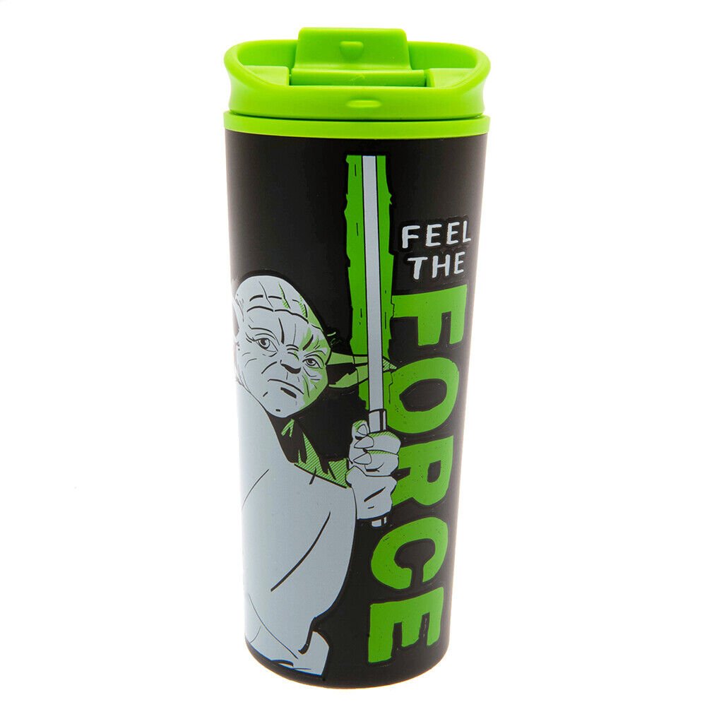 Star Wars Yoda Feel The Force Metal Travel Mug - Inspire Newquay
