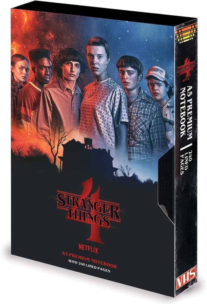 Stranger Things 4 (Season 4 Vhs) A5 Premium Notebook - Inspire Newquay