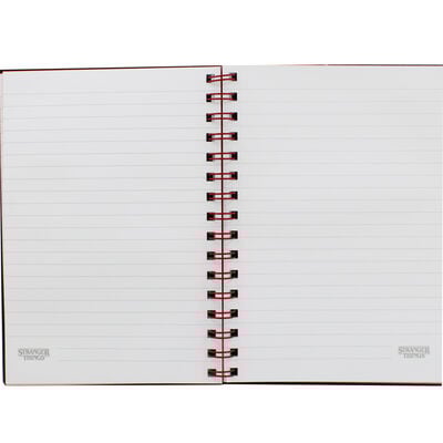 Stranger Things (One Sheet) A5 Metallic Notebook - Inspire Newquay